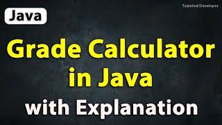 Java Program to Calculate Student Grades