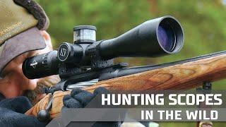 Hunting scopes in the wild