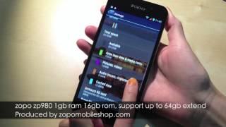 zopo zp980 support up to 64gb extend memory test video