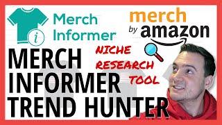 Amazon Merch: My Favorite Merch Informer Research Tool ️ Trend Hunter / Tracker / Movers & Shakers