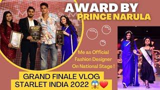 FINALE Vlog | Received Award from Prince Narula for my work as The Official Designer #fashionshow