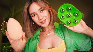  АСМР МУРАШКИ В СПА САЛОНЕ  Массаж Лица и Тела asmr sleep spa massage