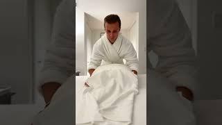 SUPER RELAXING STEAMING BEDSHEETS ASMR #bedsheets #bedroom #satisfying