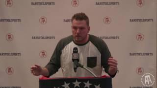 Colts Punter Pat McAfee Holds a "Press" Conference to Make a Huge Announcement