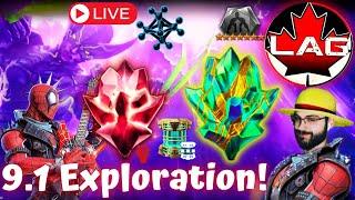 LagSpiker Act 9.1 Exploration Time! Let's 100% & Open Juicy Crystals! 7-Star Titan! FTP Alt! - MCOC