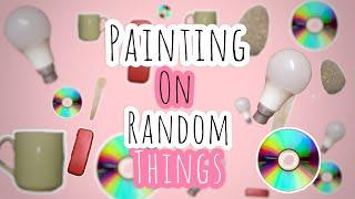 Painting on Random things #1        Acrylic painting idea | M P Colourful Creations