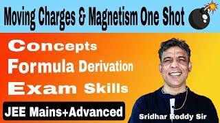 Moving charges and magnetism in ONE SHOT | JEE Mains | JEE Adv | Short revision of magnetic effects