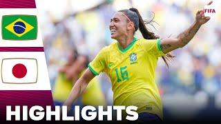 Brazil vs Japan | What a Game | Highlights | Women's International Friendly 30-11-2023