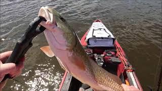 Inshore Kayak Fishing in the Choctawhatchee Bay near Freeport, Florida