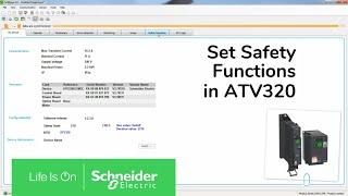 How To Set Safety Functions In ATV320 | Schneider Electric