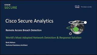 Remote Access Breach Detection - Cisco Secure Network Analytics