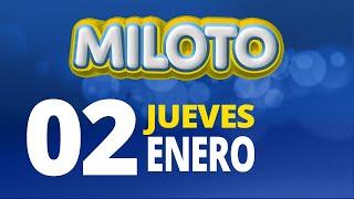 Resultado del MiLoto del Jueves 2 de Enero de 2025  Ganador 