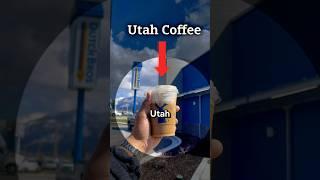 I found the BEST Coffee in Utah ️ #fyp #shorts #coffee