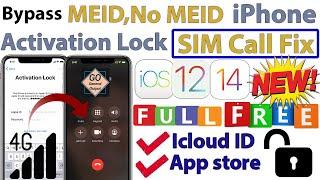 How to bypass MEID, No MEID iPhone Activation Lock SIM Call Fix in Full Free | 100% Working Method