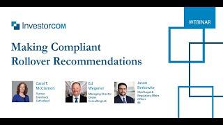 On-Demand Webinar: Making Compliant Rollover Recommendations