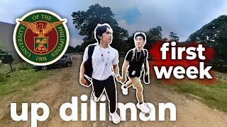 First Week of Class Campus Tour | UP Diliman College Vlog