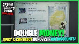 DOUBLE MONEY HEISTS & CONTRACTS, DISCOUNTS & LIMITED-TIME CONTENT! - GTA ONLINE WEEKLY UPDATE