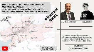GÜNDEM ÖZEL - Deprem Felaketi Ardından Dünya Çerkes Birliği Yardım Kampanyası Hakkında (KAFFED)