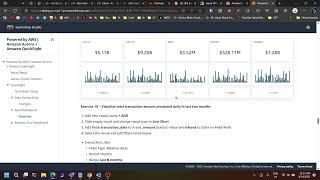 Powered by AWS | Amazon Aurora + Amazon QuickSight | Exercises.