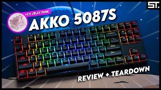 Akko 5087S TKL Keyboard Review + Teardown | Samuel Tan