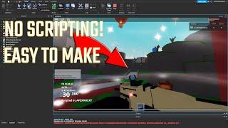 BEST Way To Make a FPS Game on Roblox Under 15 Minutes (NO SCRIPTING)