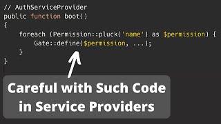 Laravel Service Providers: One Typical Mistake