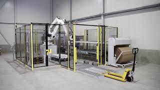 BK Automation Casepacker and Robot Palletizer