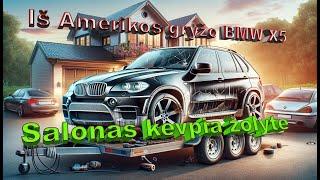 Iš Amerikos grįžo BMW X5, salonas prasmirdęs žolyte, apžiūrim ir taisom.