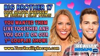 Shelli Poole & Clay Honeycutt #Clelli #BB17 Post Season Interview!