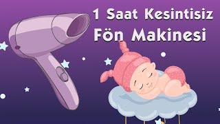 1 Saat Fön Makinesi Sesi Bebekler İçin Uyku Ortam Sesi 