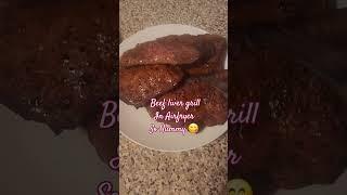 super yummy Airfryer grill Beef liver