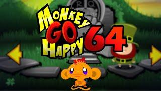 Игра "Счастливая Обезьянка 64" (Monkey GO Happy 64) - прохождение