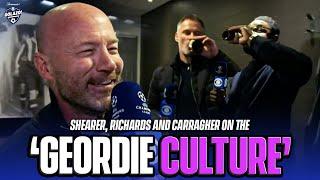 Micah & Carragher share a drink with Newcastle legend Alan Shearer  | UCL Today | CBS Sports