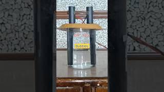 Electrolysis of Water Experiment |  Decomposition Reaction Examples | #science #shorts