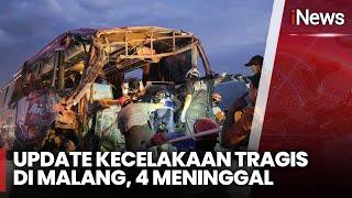 Kecelakaan Rombongan Bus Pelajar di Tol Malang, 4 Terkonfirmasi Meninggal - iNews Room 23/12