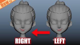 How to mirror BlendShape (Wrap) in Maya