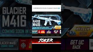 How to Get M416 Glacier  For Free  @JOKER-GAMING-765  #m416glacier #pubgshorts #bgmi #pubg