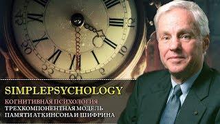 Когнитивная психология памяти #40. Трехкомпонентная модель Аткинсона и Шифрина.