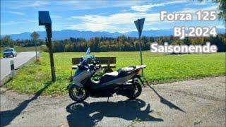 Mein Honda Forza 125 - Saisonende und Fazit