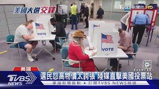 選民怨高物價太誇張 陸媒直擊美國投票站｜TVBS新聞 @TVBSNEWS01