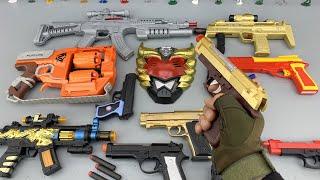 Halloween Mask, Nerf Guns, Golden Toy Guns And Sound Guns