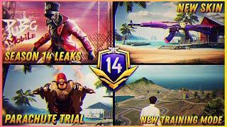 FINALLY SEASON 14 ROYAL PASS 1 TO 100 RP REWARDS IS HERE | NEW TRAINING MODE | NEW PARACHUTE TRAIL