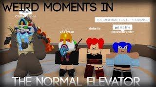 weird moments in the normal elevator