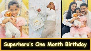 Superhero’s One Month Birthday | Marathi Vlog 610 |