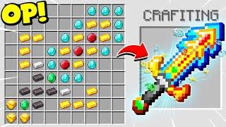 Crafting $1,000,000 GOD SWORD in Minecraft