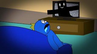 Blue! Don't leave your TV On | Rainbow Friends Animation