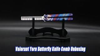 Valorant Yoru Butterfly Knife Comb Unboxing