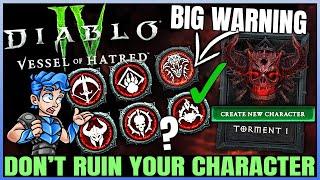 Diablo 4 - Don't Get THIS Wrong - Best Day 1 Guide, FAST Level 60, New IMPORTANT S6 Unlocks & More!