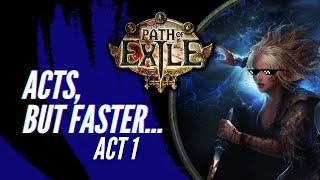 Path Of Exile - Speed Leveling Tips & Tricks - Walkthrough Guide - Act 1 Beginner / Veteran Friendly