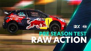 World Rallycross RAW ACTION: Pre season testing 2024